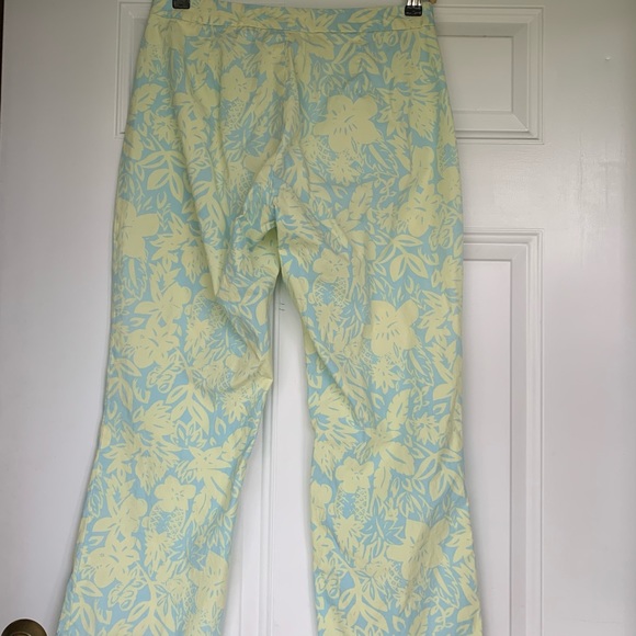 •Old Navy• Tropical Pastel Cropped Pants - Size 8 - Picture 6 of 8